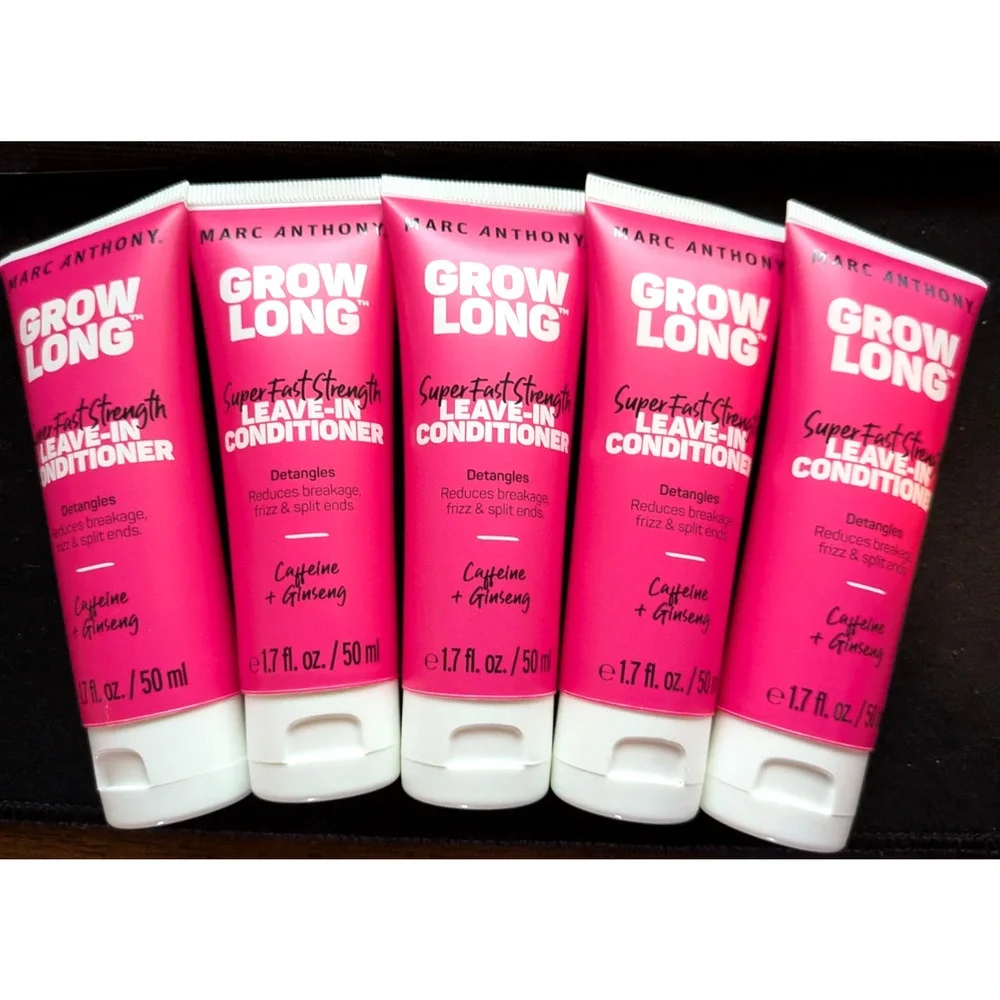 5x Marc Anthony Grow Long Leave-In Conditioner Travel Size 1.7floz Each SEALED